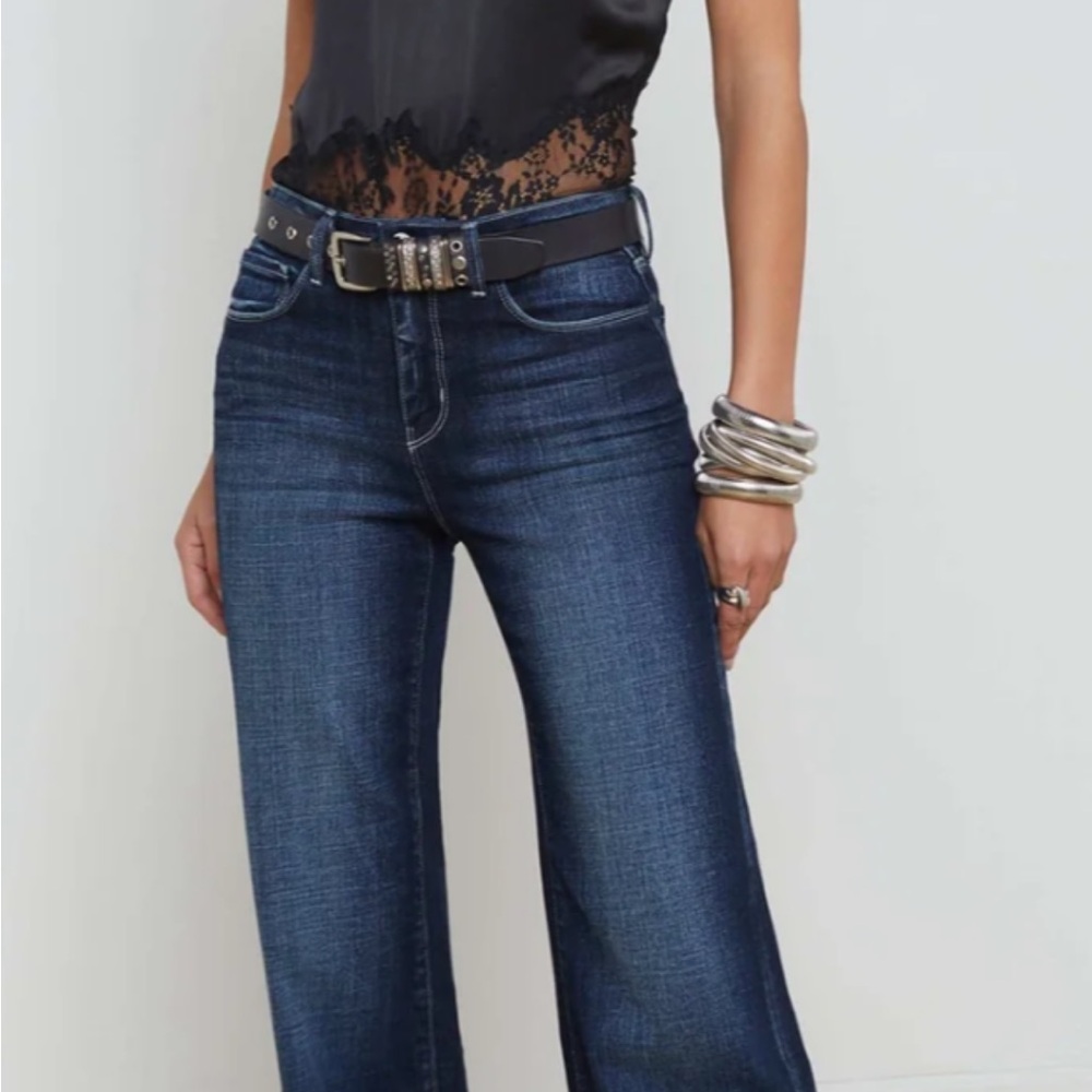 L’Agence Scottie Wide Leg Jeans from Saks in Culver